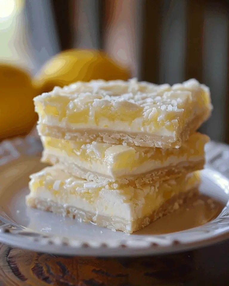 No-Bake Lemon Condensed Milk Dream Bars
