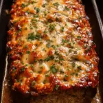 Melt-in-Your-Mouth Garlic Parmesan Chicken Meatloaf