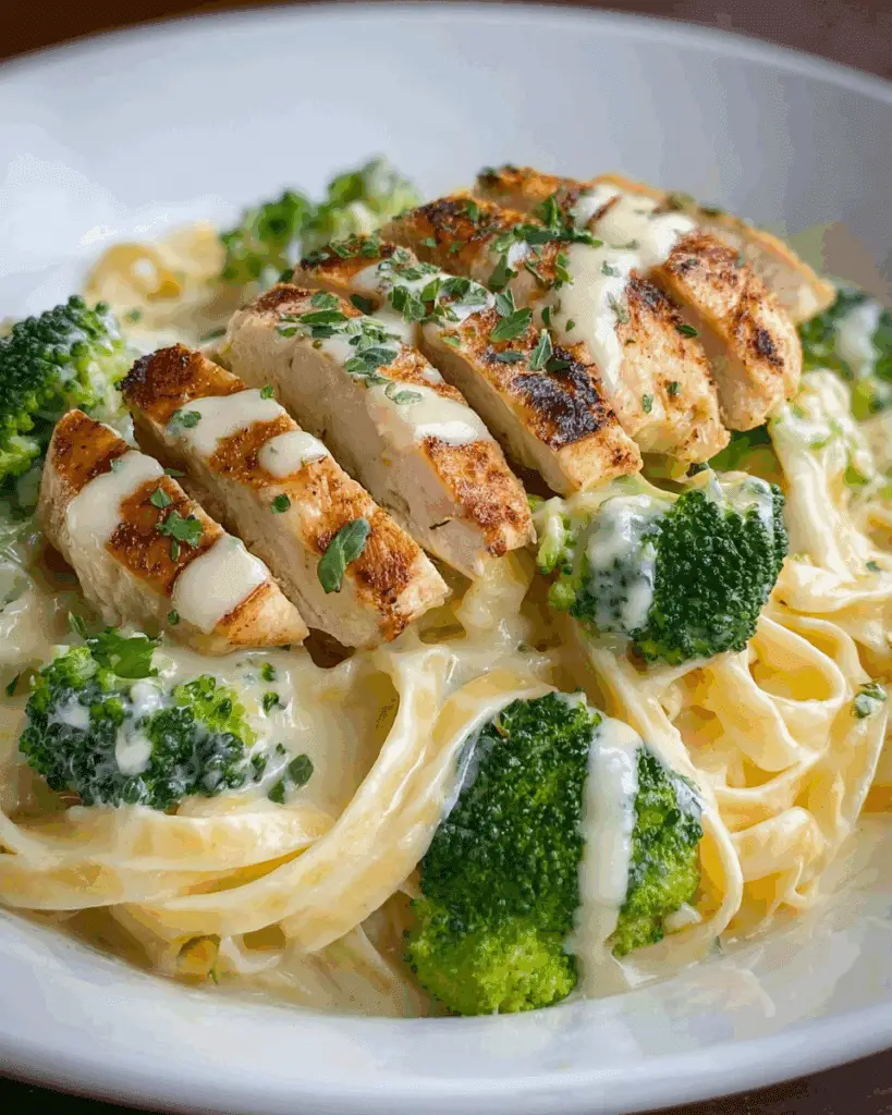 Ultimate Creamy Chicken Alfredo with Broccoli