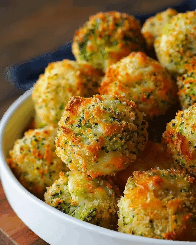 Baked Broccoli Cheese Balls