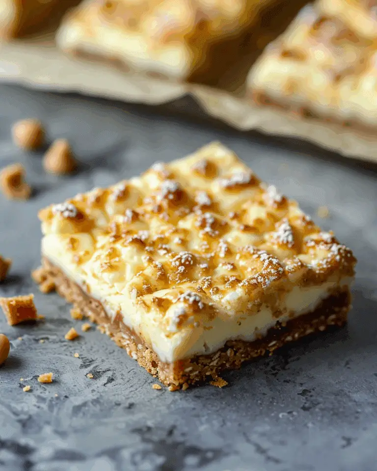 Crème Brûlée Cookie Bars