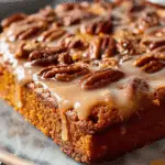 Sweet Potato Honey Bun Cake with Pecans