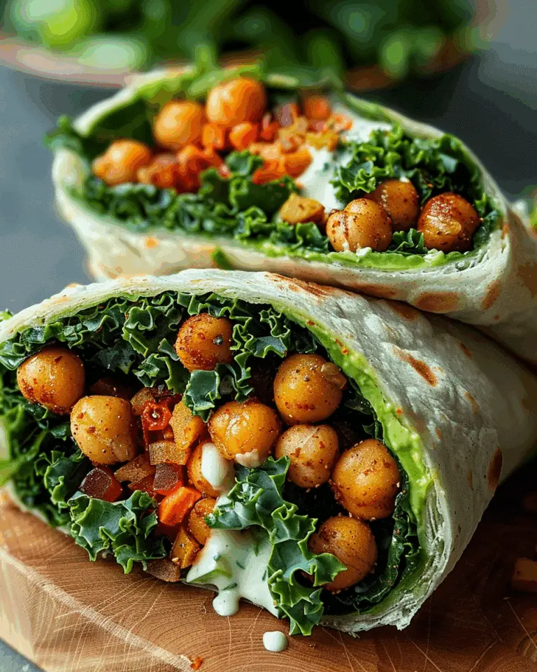 How To Make Roasted Chickpea & Kale Wraps Recipe You’ll Crave