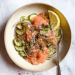 Miso Soy Salmon Sashimi Bowl