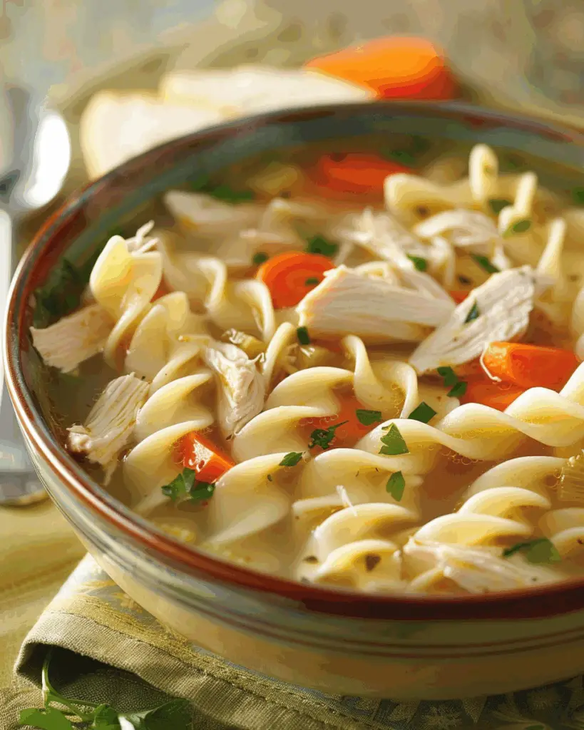 Homestyle Chicken Noodle Soup