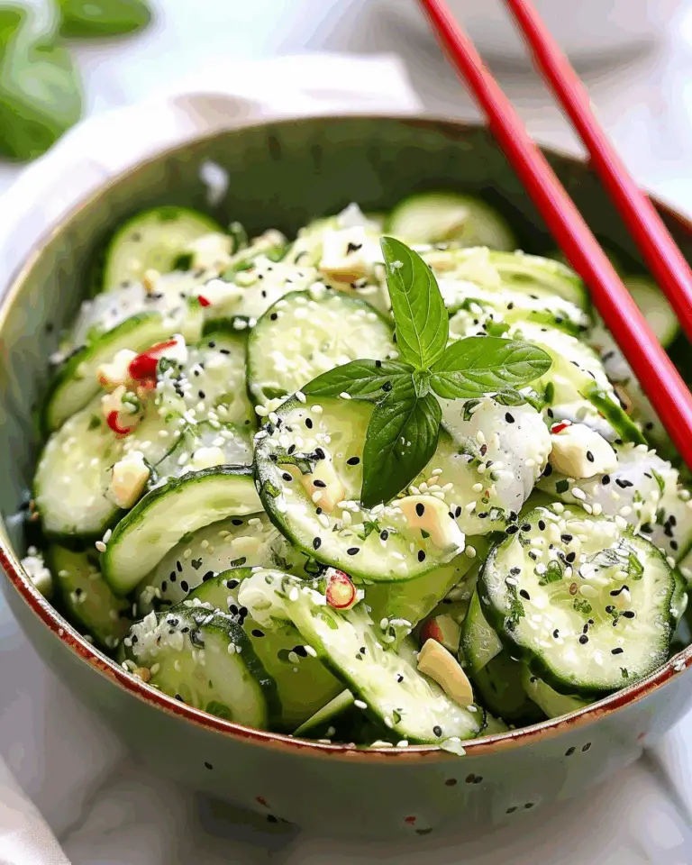 Easy California Roll Cucumber Salad