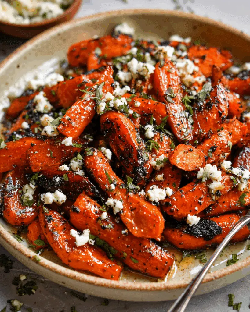 Honey Balsamic Roasted Carrots