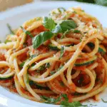 Healthy Tomato Zucchini Pasta Recipe