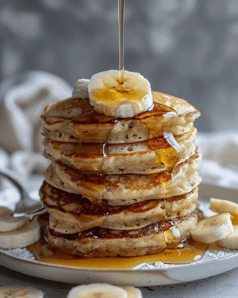 3‑Ingredient Banana Oatmeal Pancakes