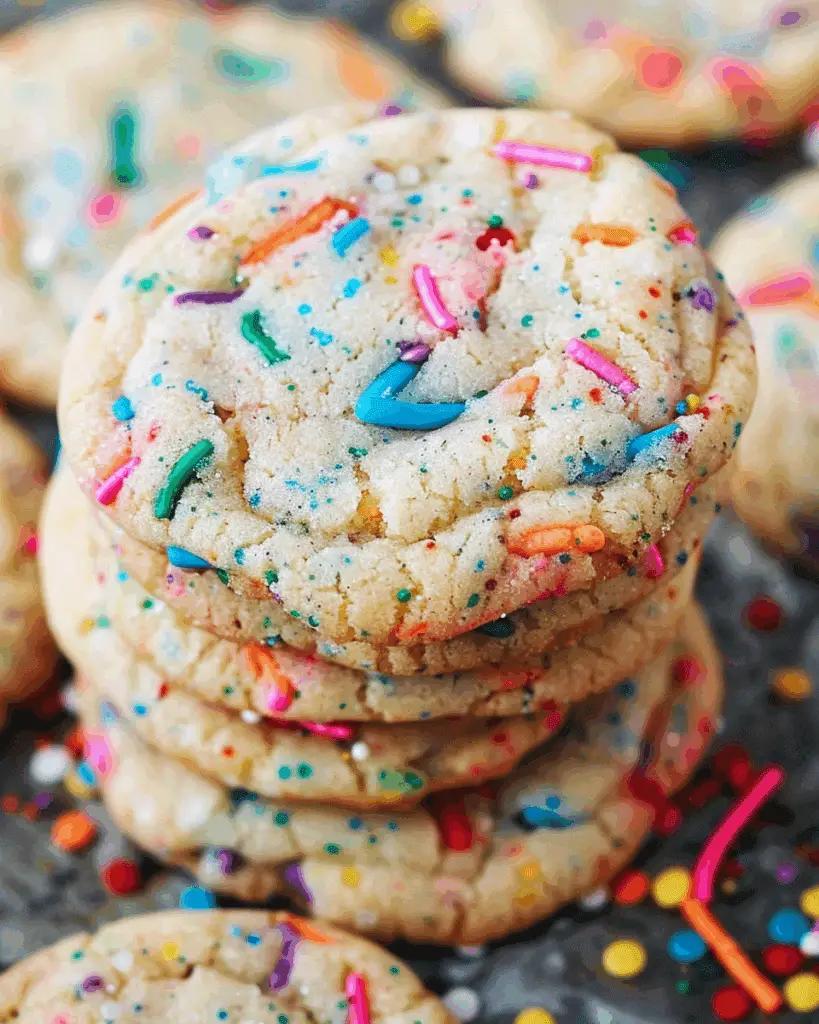 Soft Funfetti Cookies