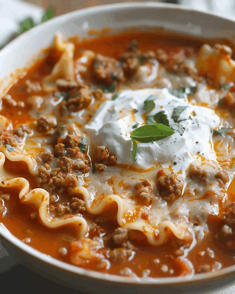 Irresistible Lasagna Soup Recipe: The Best Cozy Comfort Food Ever