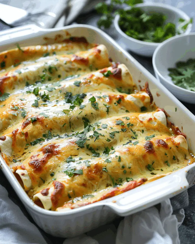 Best Green Chicken Enchiladas