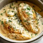 Crockpot Creamy Garlic Parmesan Chicken