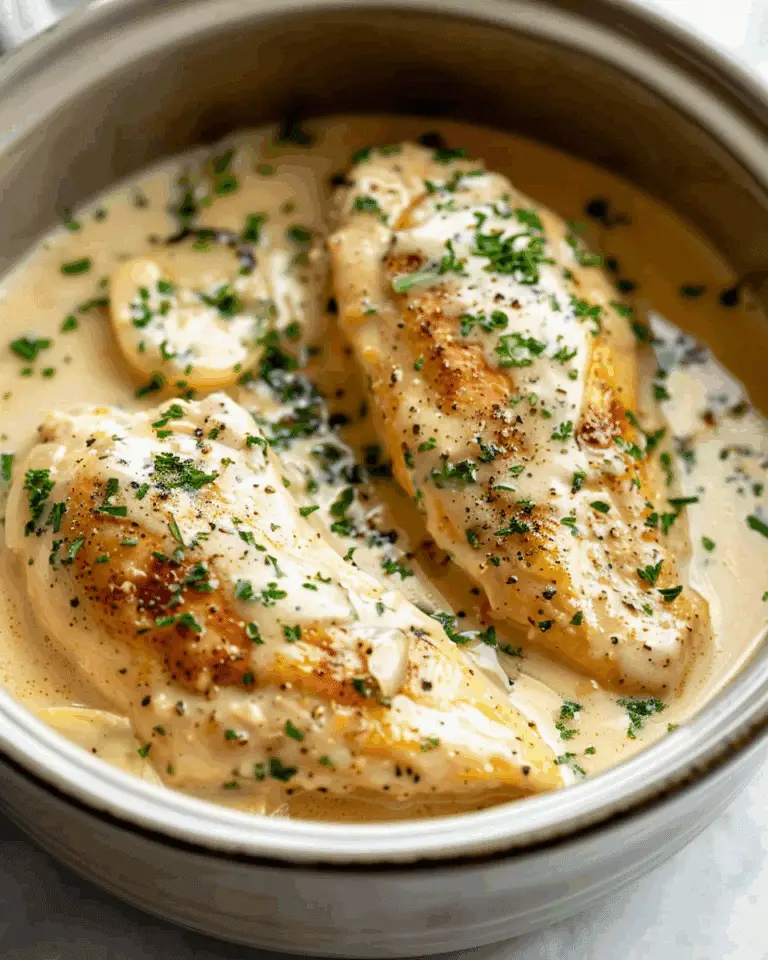 Crockpot Creamy Garlic Parmesan Chicken