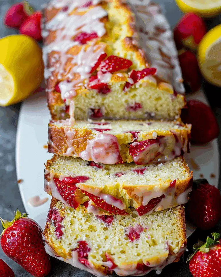 Strawberry Lemonade Quick Bread