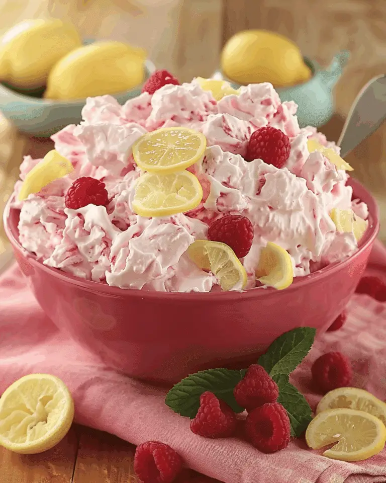 Pink Lemonade Fluff Salad