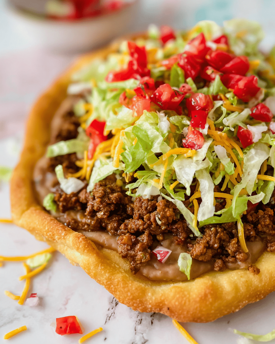 Tacos and Indian Fry Bread | Cooked By Lina