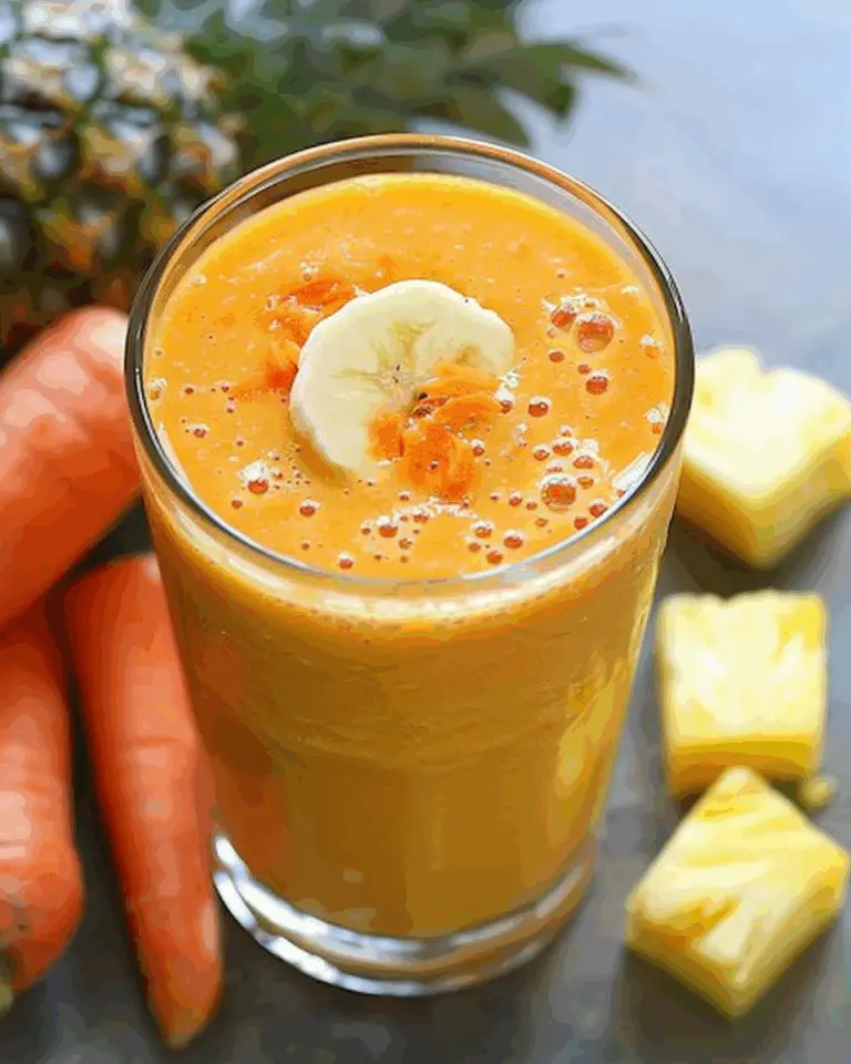 Carrot Pineapple Smoothie Recipe