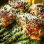 Caesar Chicken with Asparagus
