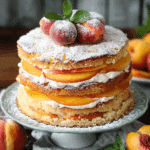 Irresistible Summer Peach Cake