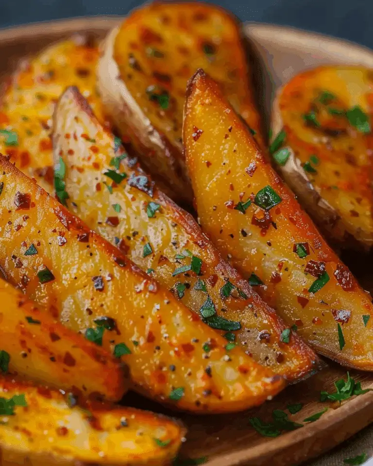 Crispy Baked Potato Wedges Recipe