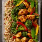 Insanely Tasty Chicken Stir-Fry Meal Prep with Rainbow Veggies