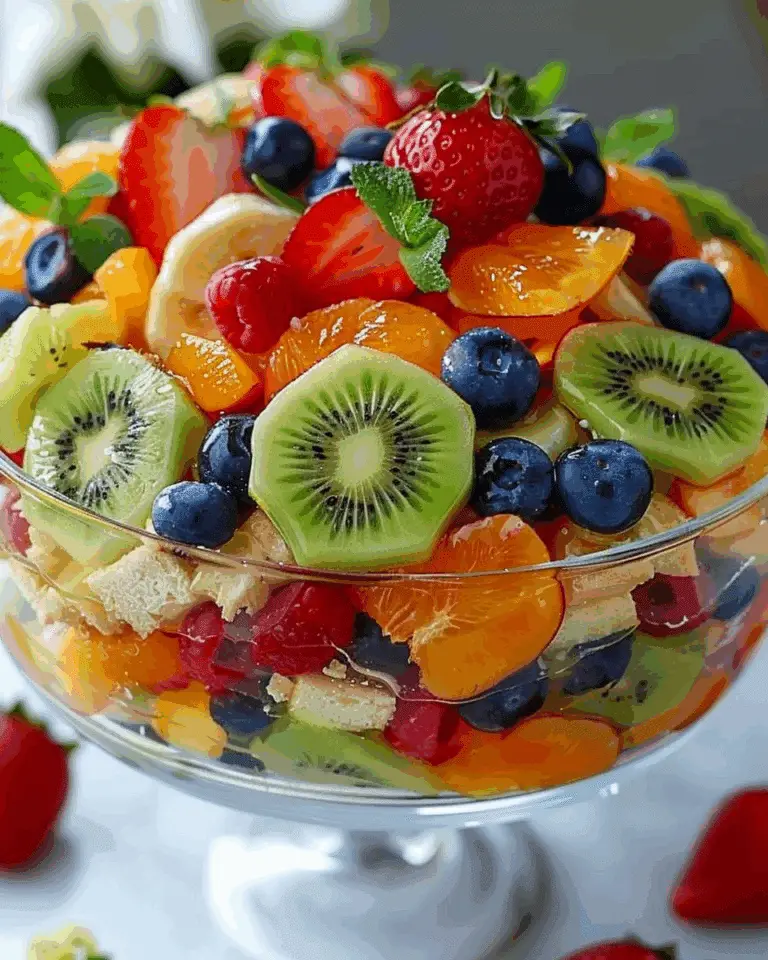 Colorful Trifle Fruit Salad