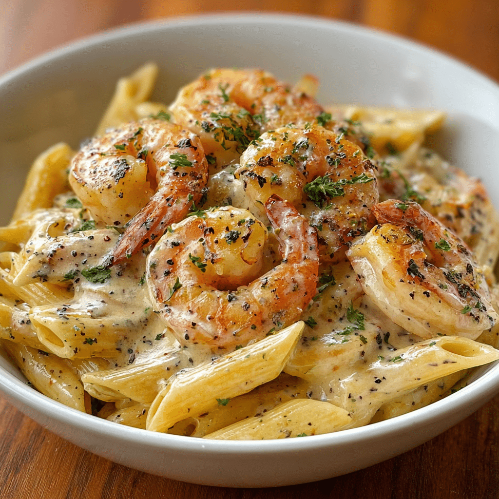 shrimp & crab pasta with creamy cajun sauce Recipe - Recipe Image
