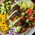 Blackened Fish Taco Bowls Recipe