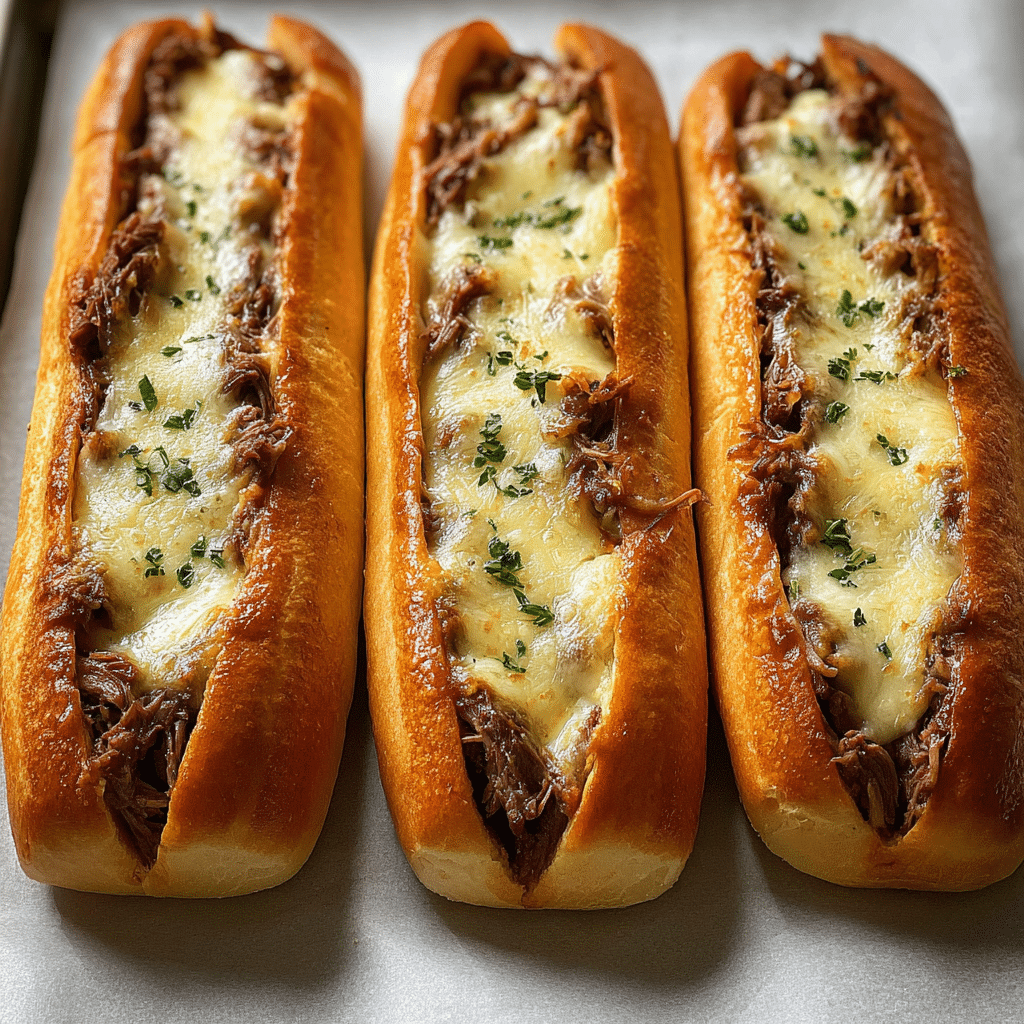 Philly Cheesesteak Stuffed Cheesy Breadsticks Recipe - Recipe Image