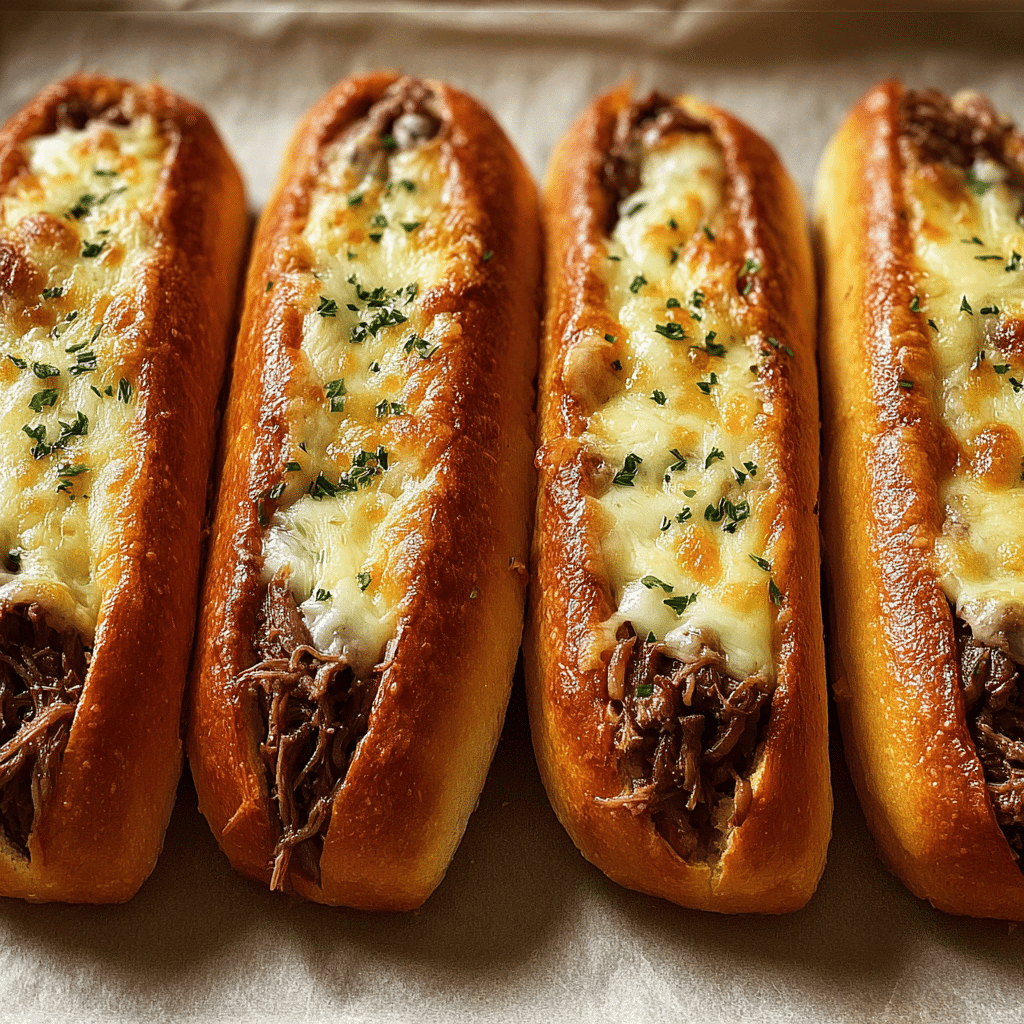 Philly Cheesesteak Stuffed Cheesy Breadsticks Recipe - Recipe Image