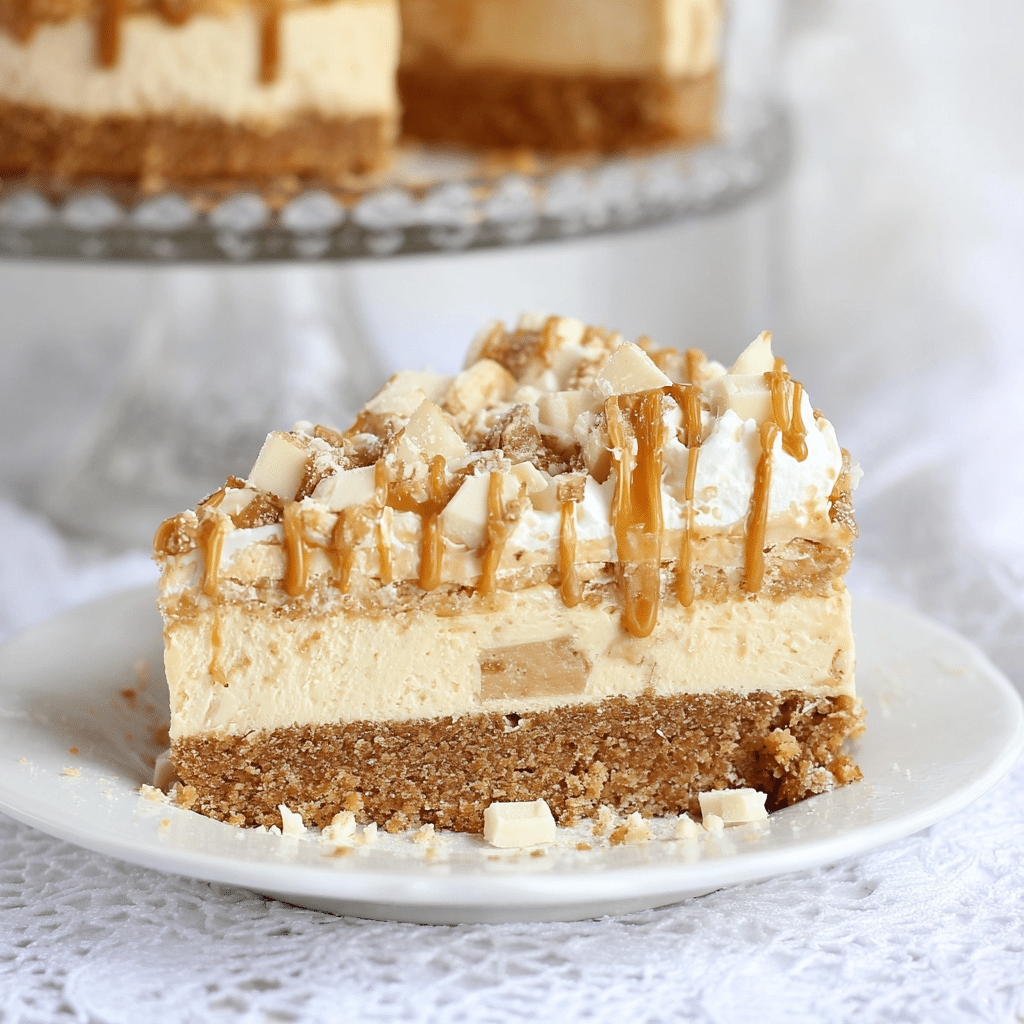 White Chocolate Peanut Butter Cheesecake Recipe - Recipe Image
