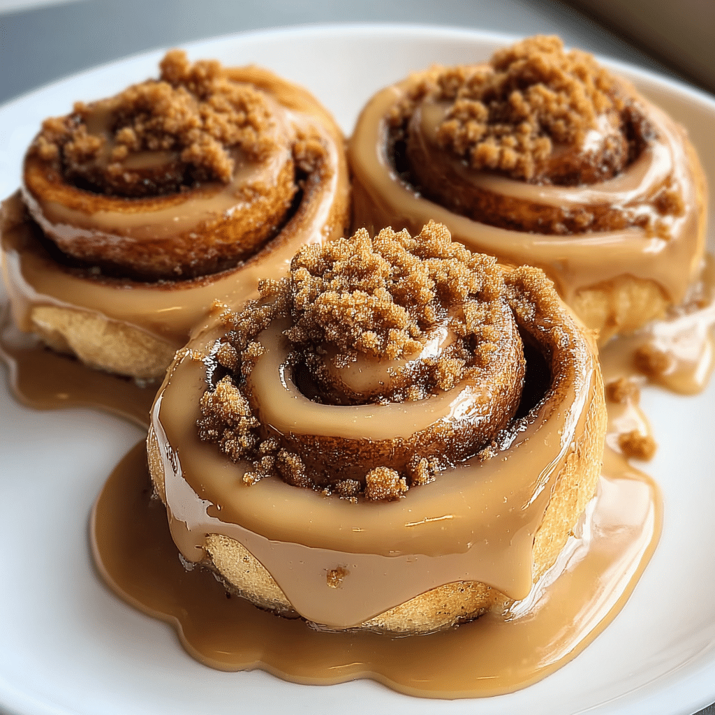 Biscoff Cookie Butter Cinnamon Rolls Recipe - Recipe Image
