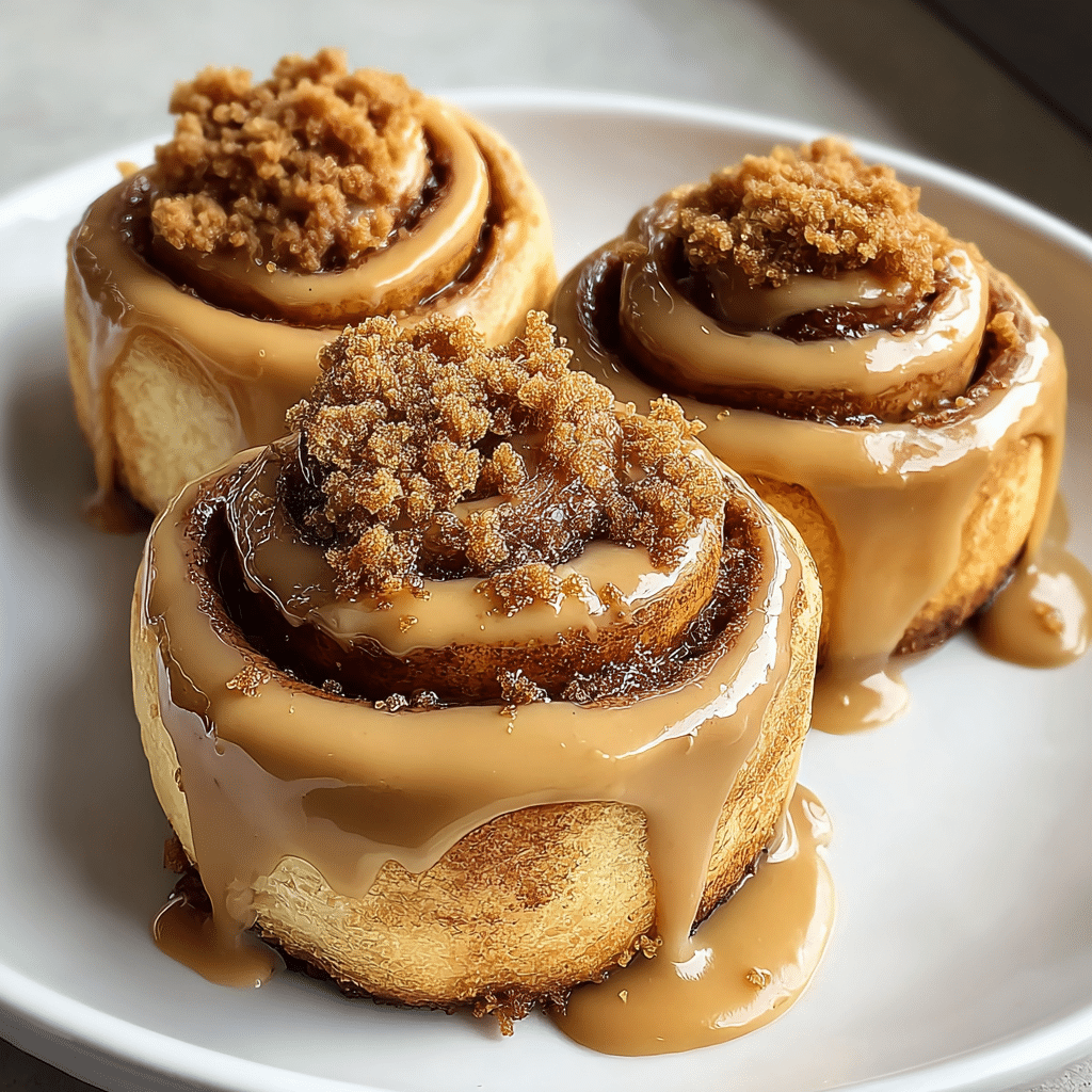 Biscoff Cookie Butter Cinnamon Rolls Recipe - Recipe Image