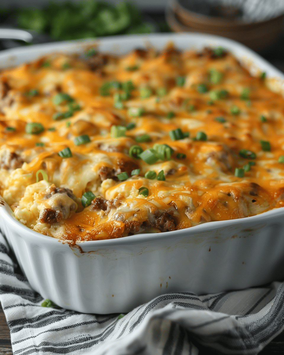 Cheeseburger Casserole
