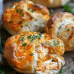 Cheesy Buffalo Chicken Bombs