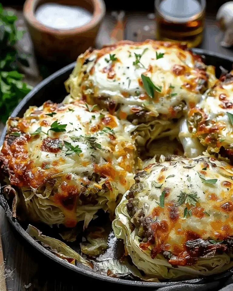 Oven-Baked Cabbage Burgers