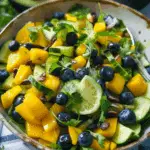Mango Cucumber Salad with Blueberries and Avocado