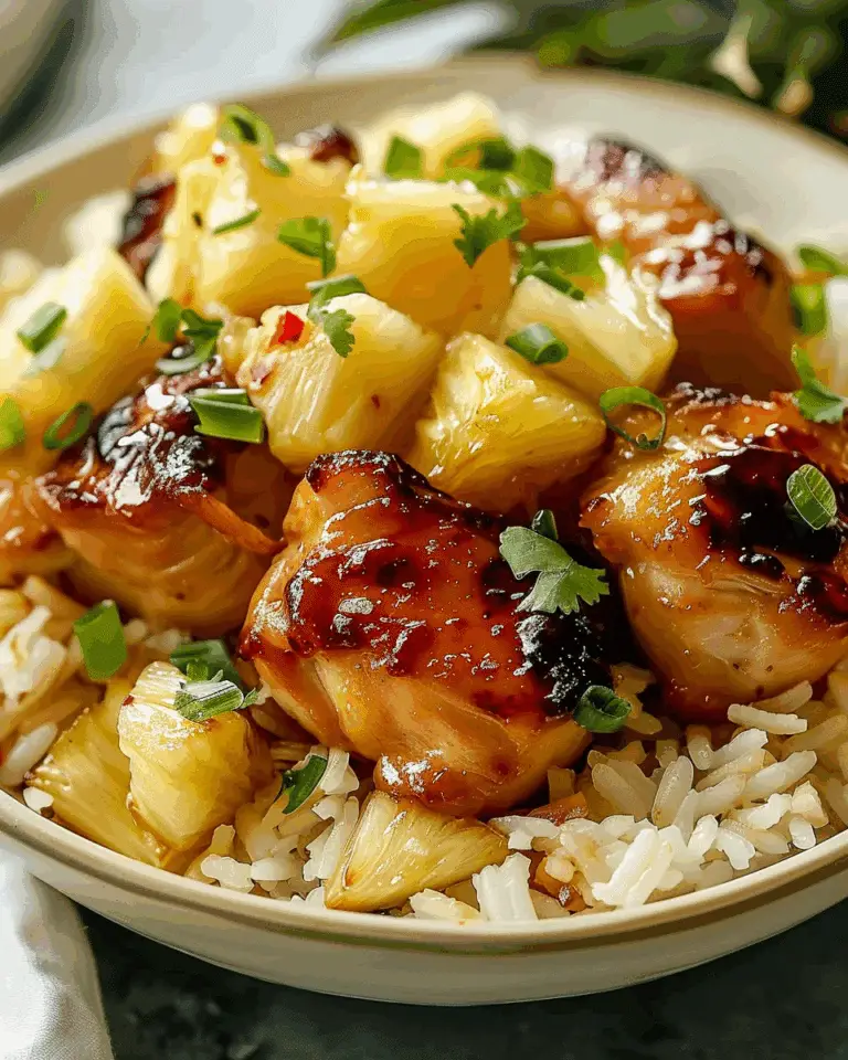 Pineapple Chicken and Rice
