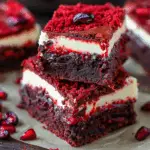 Red Velvet Cream Cheese Brownies
