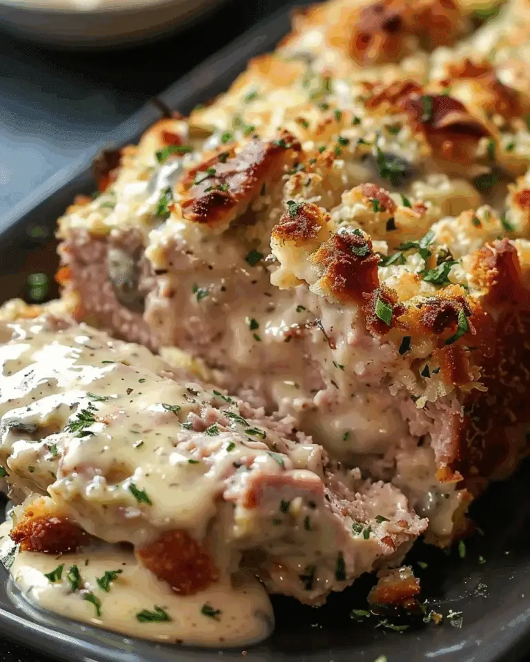 Chicken Cordon Bleu Meatloaf