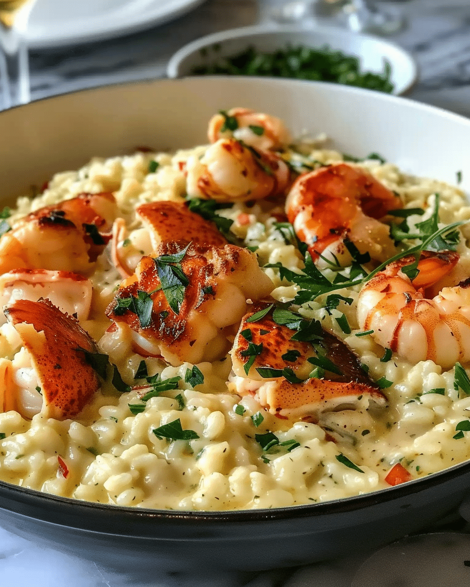 Creamy Risotto with Lobster
