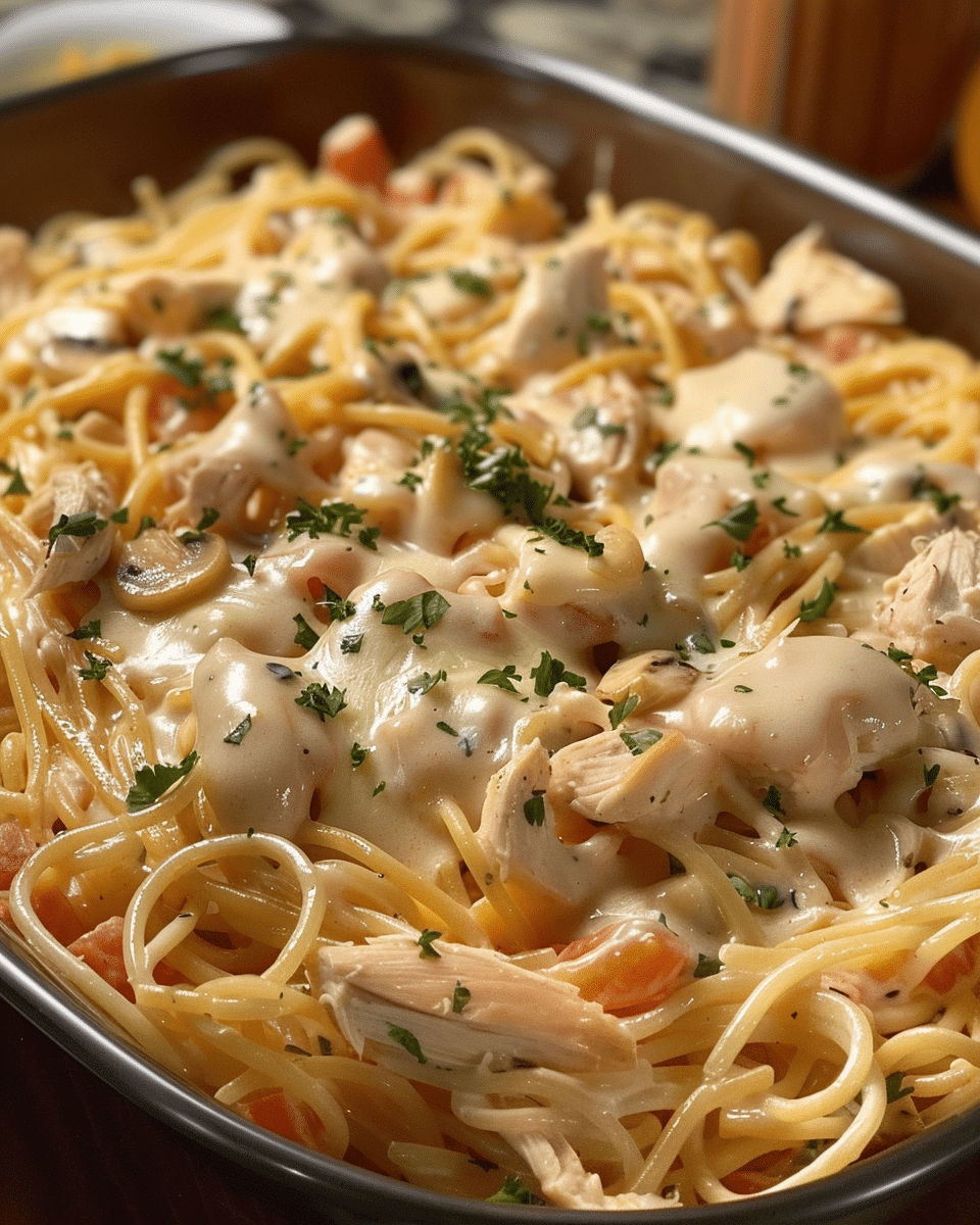 Chicken Spaghetti That Everyone Loves