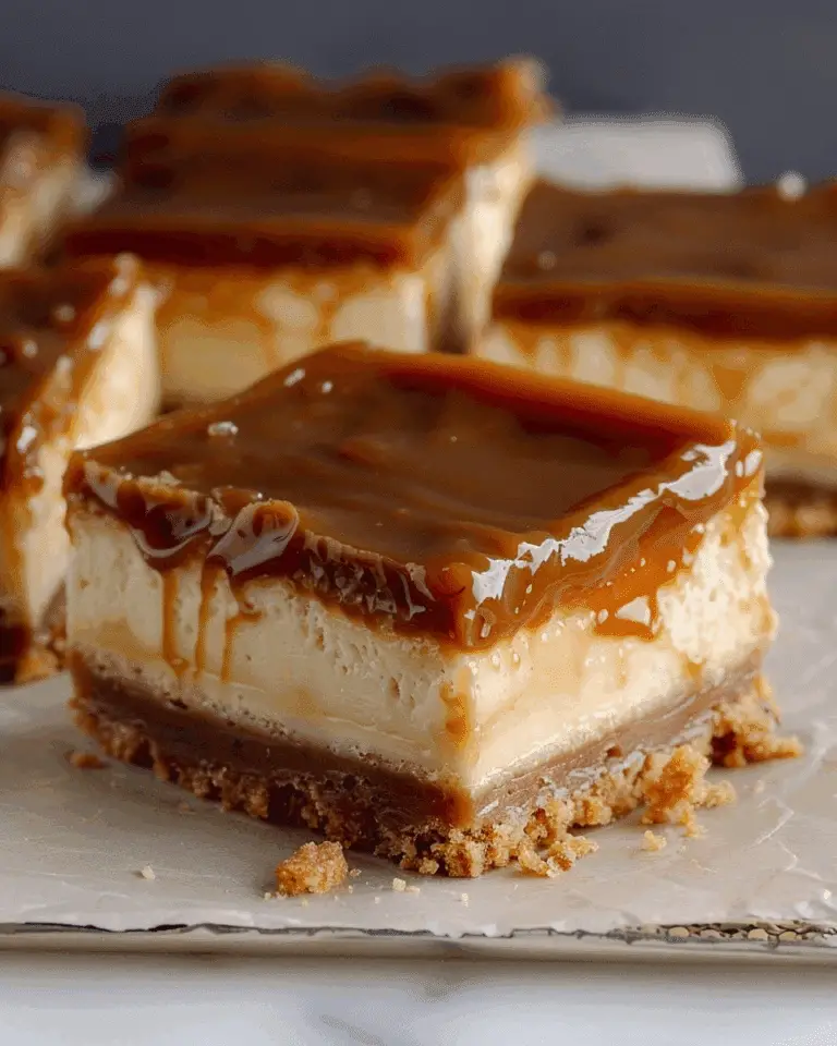 Best Dulce de Leche Cheesecake Bars