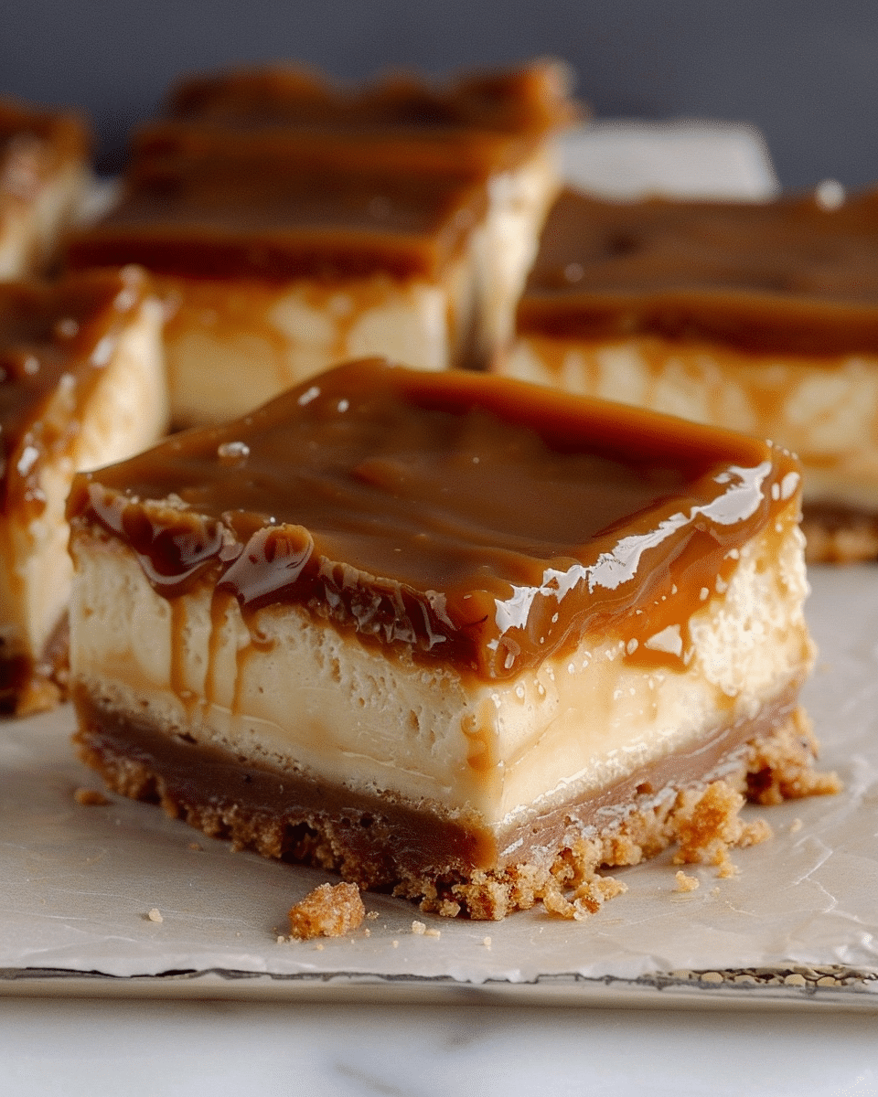 Best Dulce de Leche Cheesecake Bars