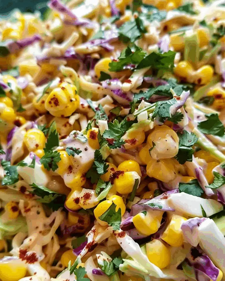 Mexican Street Corn Coleslaw