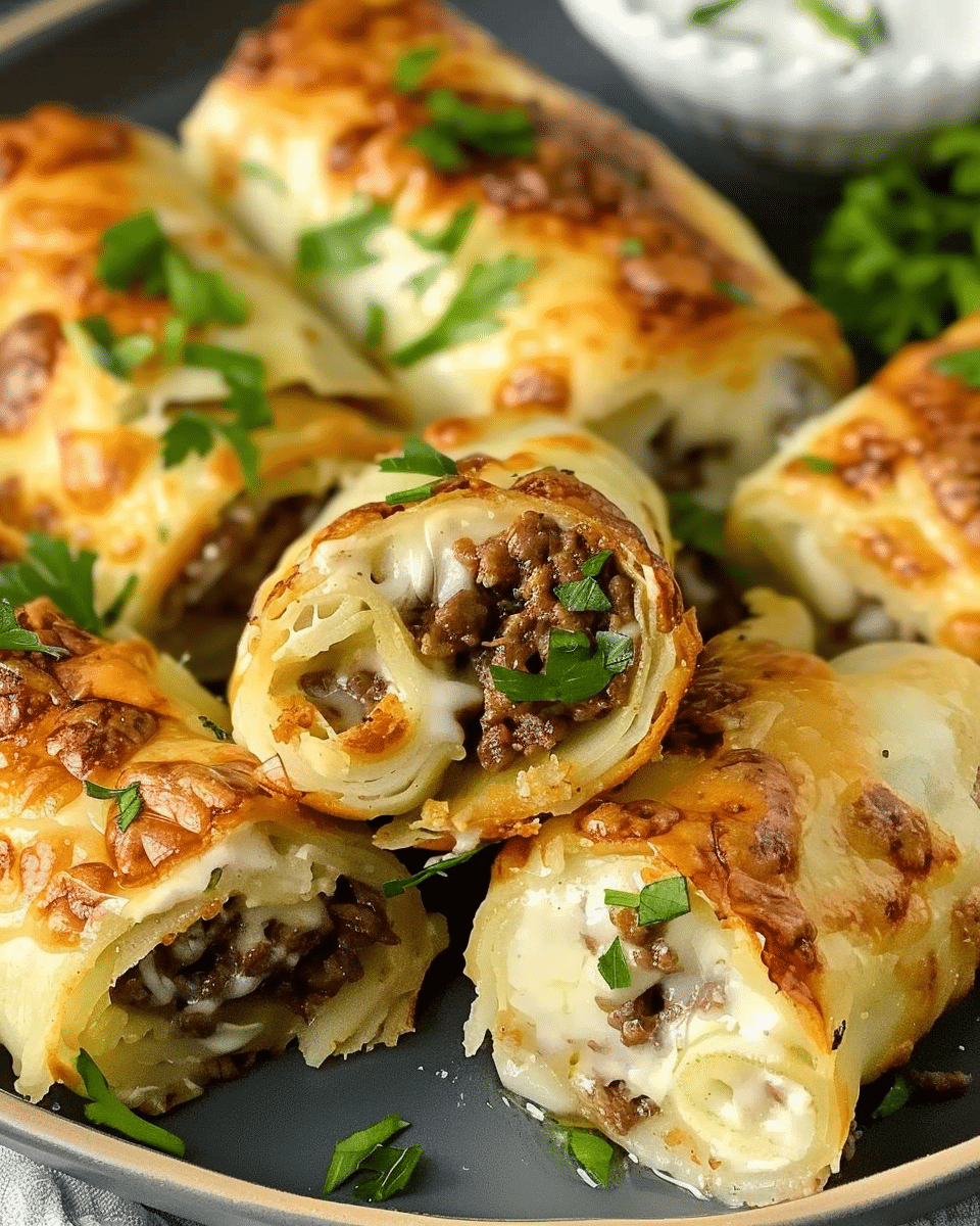 Philly Cheesesteak Roll Ups