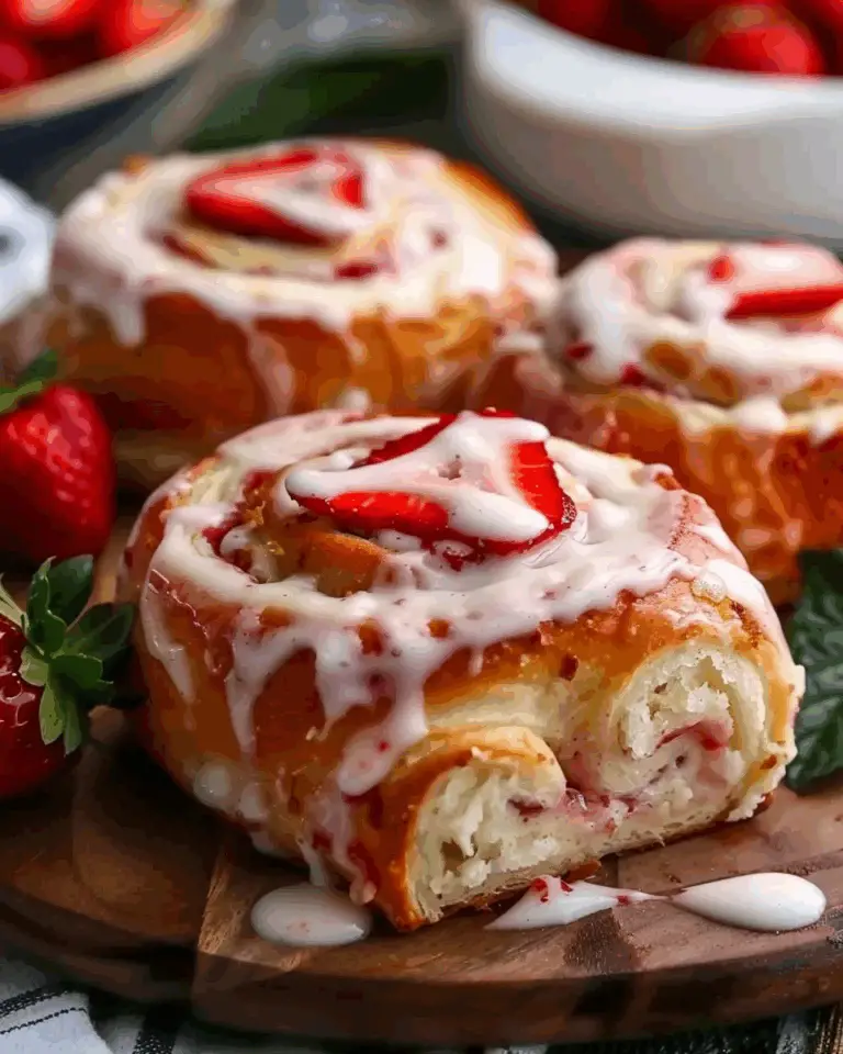 Strawberry Cheesecake Cinnabon Rolls Recipe