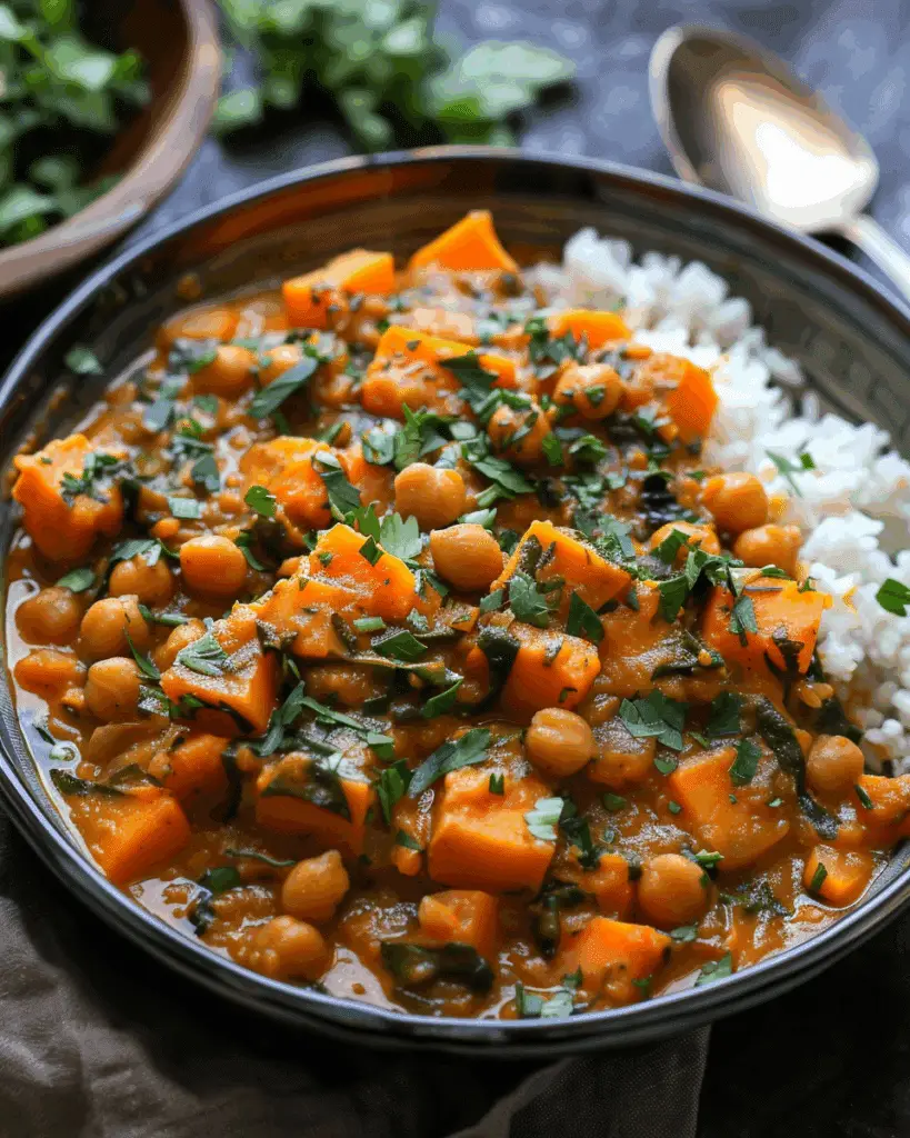 Sweet Potato and Chickpea Curry