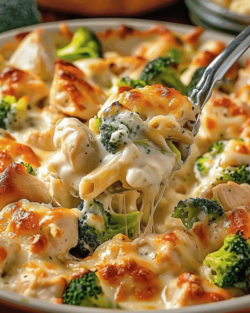 Irresistible Chicken and Broccoli Alfredo Bake Recipe
